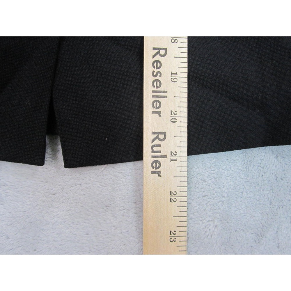 Brooks Brothers Pencil Skirt Womens 6P Black Woven Italy Career Professional - Picture 7 of 10